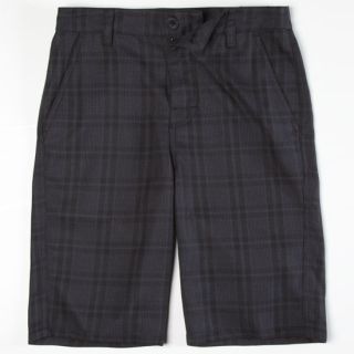 Dylan Plaid Boys Shorts Black In Sizes 22, 30, 28, 24, 26 For Women 22760