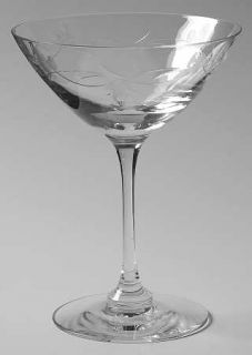 Tiffin Franciscan Pamela Clear Champagne/Tall Sherbet   Clear, Stem #17680