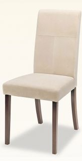 Tan Microfiber Parsons Chairs (set Of 2)