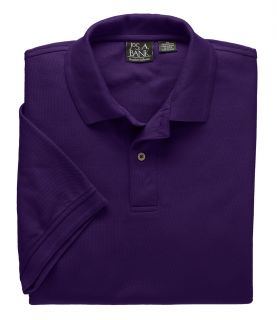 Traveler Short Sleeve Solid Polo by JoS. A. Bank Mens Dress Shirt