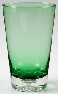 Waverly Bijoux Green Highball Glass   Green Bowl,Clear Stem