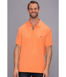 Nautica Big & Tall Big Tall S/S Solid Deck Shirt Mens Short Sleeve Pullover (Orange)