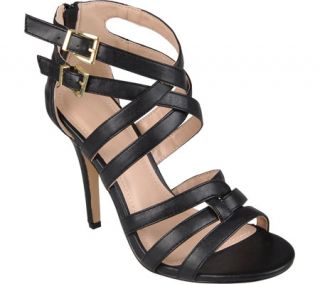Womens Journee Collection Enzo 61   Black Sandals