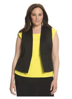 Lane Bryant Plus Size Lane Collection sleeveless jacket     Womens Size 16,