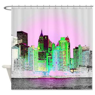  NYC SKYLINE Shower Curtain  Use code FREECART at Checkout