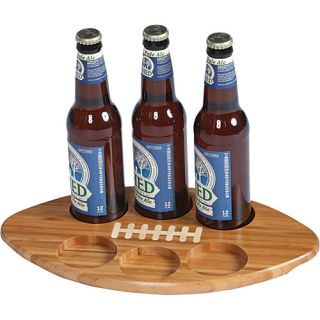 Beer Huddle Tray Bamboo   Picnic Plus Outdoor Accessories