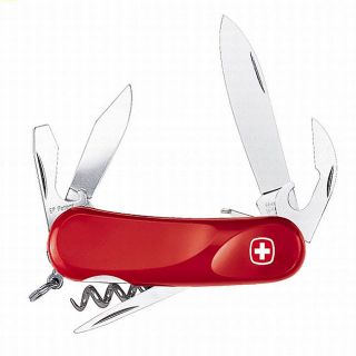 Swiss Army Evolution S10 Lockblade 12 tool Red Knife
