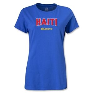 hidden CONCACAF Gold Cup 2013 Womens Haiti T Shirt (Royal)