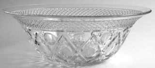 Imperial Glass Ohio Cape Cod Clear (#1602 + #160) 11 Salad Bowl   Clear, Stem #