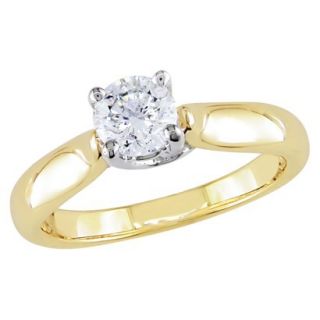 14K White Gold Carat Diamond Cocktail Ring (Size 5)