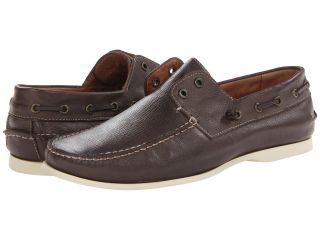 John Varvatos Schooner Boat Mens Flat Shoes (Brown)