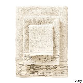 Pleated Turkish Cotton 3 piece Towel Set