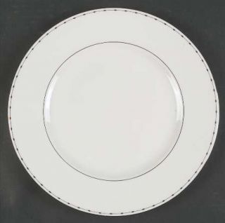 Lenox China Grand Central Dinner Plate, Fine China Dinnerware   Platinum Ovals &