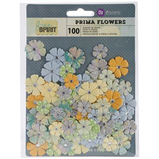 Free Spirit Flowers paper Love .75 To 1 100/pkg