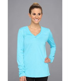Nike Regular Long Sleeve Legend Tee V Neck Womens Long Sleeve Pullover (Blue)