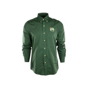 Boston Celtics Antigua NBA Achieve Button Down Woven Shirt