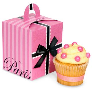 Paris Damask Cupcake Boxes
