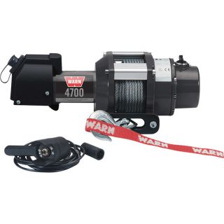 WARN Utility Winch   4700 Lb. Capacity, 12 Volt DC, Model Warn 4700 DC