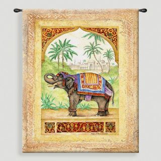 Old World Elephant ll Tapestry Wall Hanging   World Market