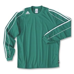 adidas Squadra II LS Soccer Jersey (Green/Wht)
