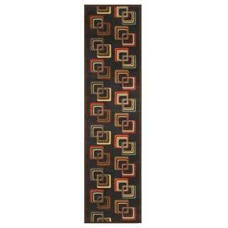 Black Retro chick Rug (27 X 910)