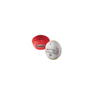 Gentex GCS24CW Fire Evacuation, 24VDC Ceiling Mount Selectable Candela Strobe OffWhite Faceplate