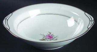 Noritake Roanne 10 Round Vegetable Bowl, Fine China Dinnerware   Taupe Bands, P