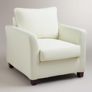Ivory Luxe Chair Slipcover   World Market