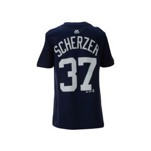 Detroit Tigers Max Scherzer Majestic MLB Youth Official Player T Shirt