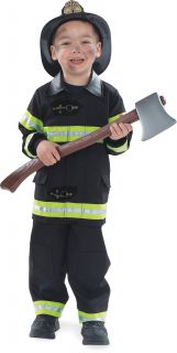 Firefighter Costume Toddler/Child (Black)