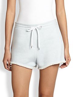 T by Alexander Wang French Terry Shorts   Chambray