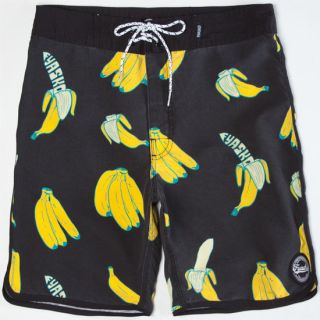 Go Bananas Mens Boardshorts Black In Sizes 30, 32, 28, 34, 33, 31, 36 Fo