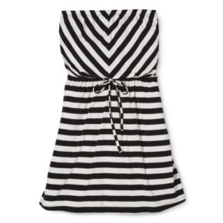 Mossimo Supply Co. Juniors Plus Size Strapless Dress   Black/White 4X