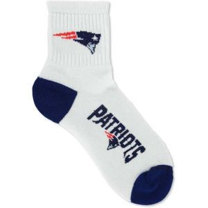New England Patriots For Bare Feet Ankle White 501 Sock