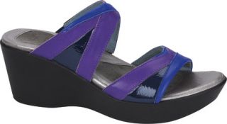 Womens Naot Siren   Royal Blue/Purple/Navy Patent Leather Casual Shoes