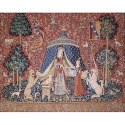 Unicorn Desire Wall Tapestry (24 X 28)