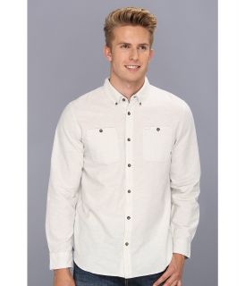 Vans Hosmer L/S Button Up Mens Long Sleeve Button Up (White)