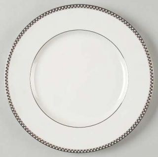 Noritake Cellini Platinum Salad Plate, Fine China Dinnerware   Meridian, Platinu