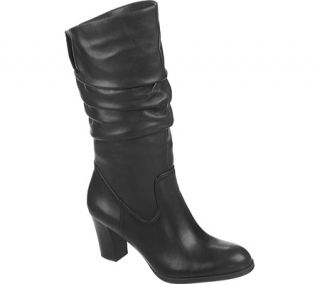 Womens Naturalizer Lamont Wide Shaft   Black Basto Leather Boots