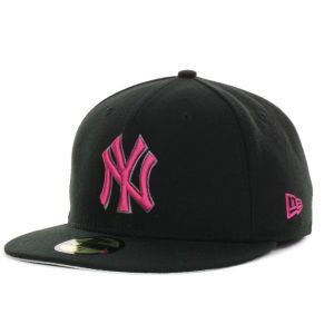 New York Yankees New Era MLB Black Pop GO Custom 59FIFTY Cap
