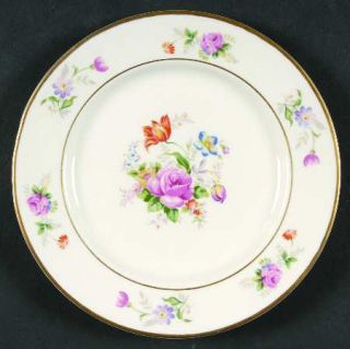 Royal Jackson Lord Patterson Smooth Edge Bread & Butter Plate, Fine China Dinner