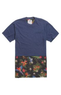Mens On The Byas Tee   On The Byas Jake Pieced Parrot Crew T Shirt
