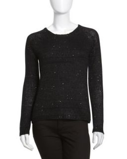 Sequined Long Sleeve Top