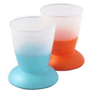 BABYBJ�RN 2pk Cup Set   Orange/Turquoise