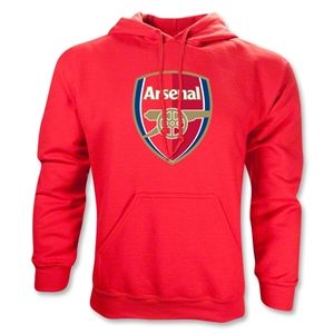 hidden Arsenal Crest Hoody (Red)