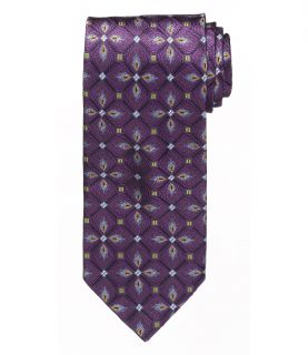 Signature Gold Feather Medallion Tie JoS. A. Bank