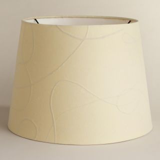 White Mulberry Paper Table Lamp Shade   World Market