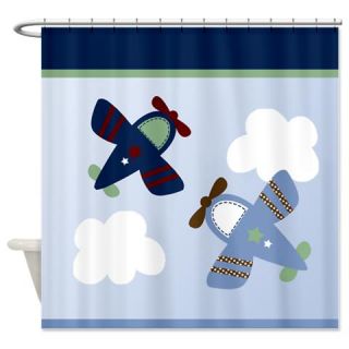  Adorable Airplane Shower Curtain  Use code FREECART at Checkout