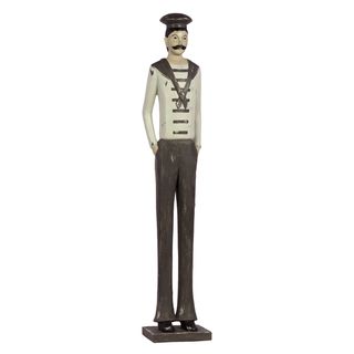 Urban Trends Collection Resin Standing Male Sailor (5.71 inches long x 4.33 inches wide x 30.12 inches highModel For decorative purposes onlyDoes not hold water ResinSize 5.71 inches long x 4.33 inches wide x 30.12 inches highModel For decorative purpo