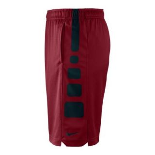 Nike Elite Striped Boys Basketball Shorts   Gym Red